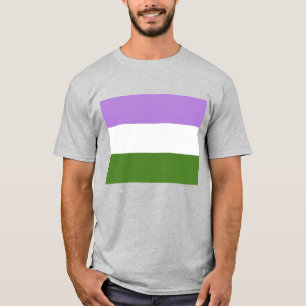 T-shirt Genderqueer Pride drapeau LGBTQ+