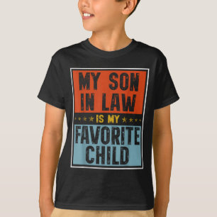 T-shirt Gendre est l'enfant préféré de la famille drôle ap