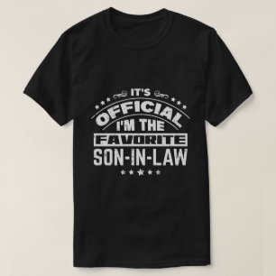 T-shirt Gendre Officiel Favori Drôle de Famille