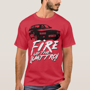 T-shirt Gene Hunt Fire up the Quattro