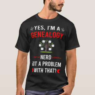 T-shirt Généalogie de problème Généalogiste