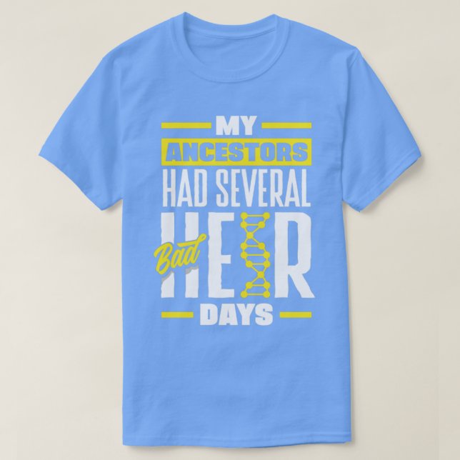 T-shirt Généalogie Généalogiste Ascendance Ancêtres Avaien (Design devant)