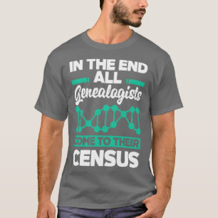 T-shirt Généalogie Généalogiste Ascendance Recensement Drô