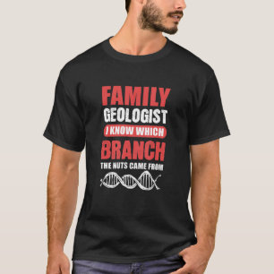 T-shirt Généalogiste De Famille Je Sais Quelle Branche Les