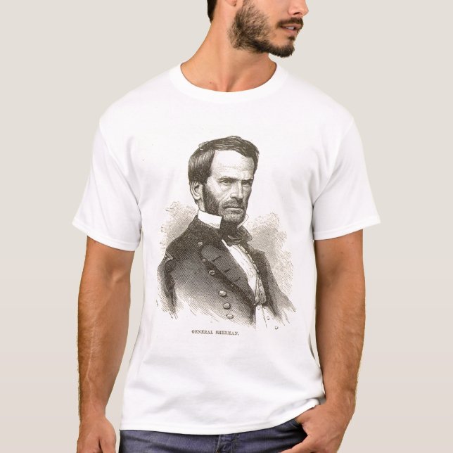 T-shirt Général de W.T Sherman (Devant)