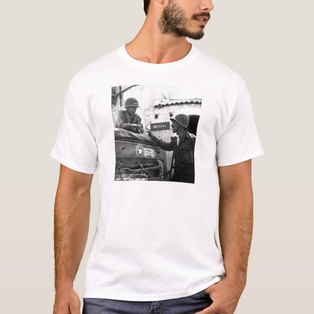 T-shirt Général George S. Patton et colonel Lyle Bernard (Devant)