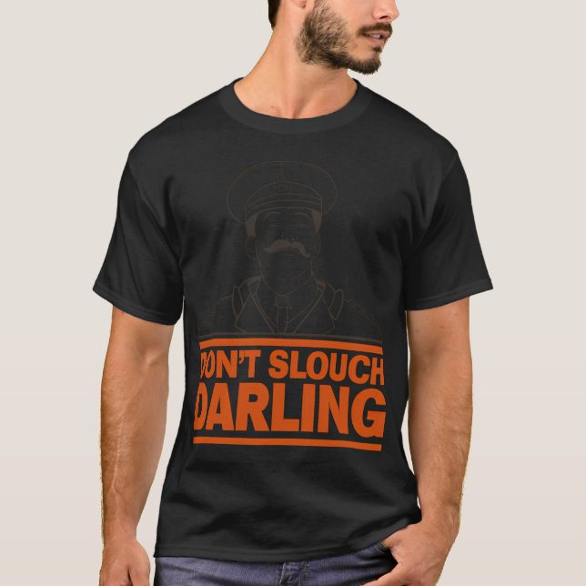 T-shirt Général Sir Anthony Cecil Hogmanay Melchett - N' (Devant)