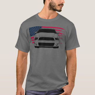 T-shirt Génération 5 de Mustang Musclecar avec drapeau gar