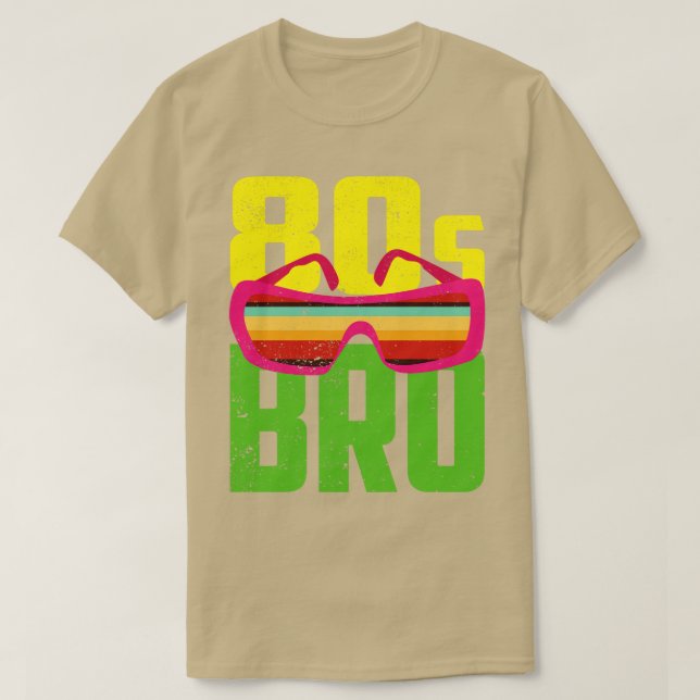 T-shirt Génération 80s rétro 80s Bro 80s Lover 80s (Design devant)
