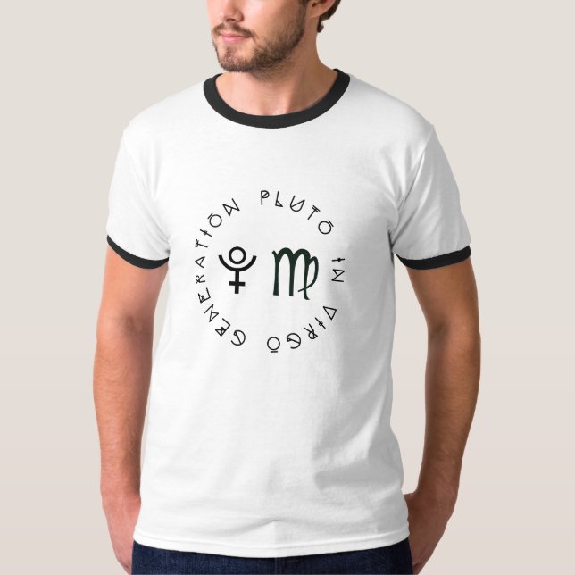 T-shirt Génération Pluton en Vierge Astrologie Zodiaque (Devant)