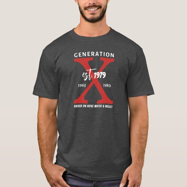 T-shirt Génération Rouge X Personnalisez votre année (Devant)