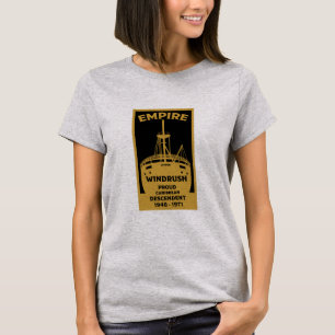 T-shirt Génération Windrush Historique noir