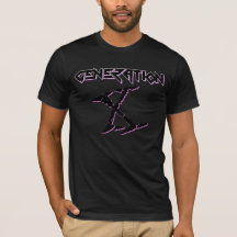 T-SHIRT GÉNÉRATION X 80S BANDES DE CHEVEUX