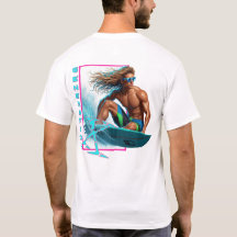 T-Shirt Generation X 80s Floride Surfer Dude