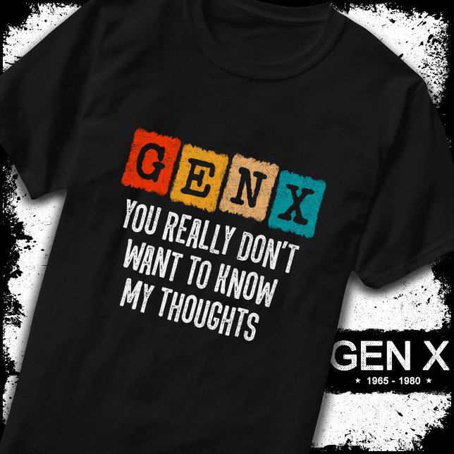 T-shirt Génération X 80s Kid Gen X Gen Xer Funny Gen X (Créateur téléchargé)