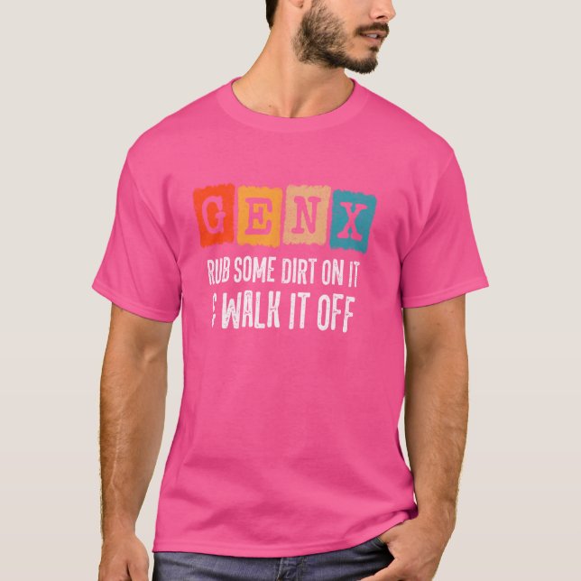 T-shirt Génération X - Frotter Un Peu De Feu Sur Elle Marc (Devant)