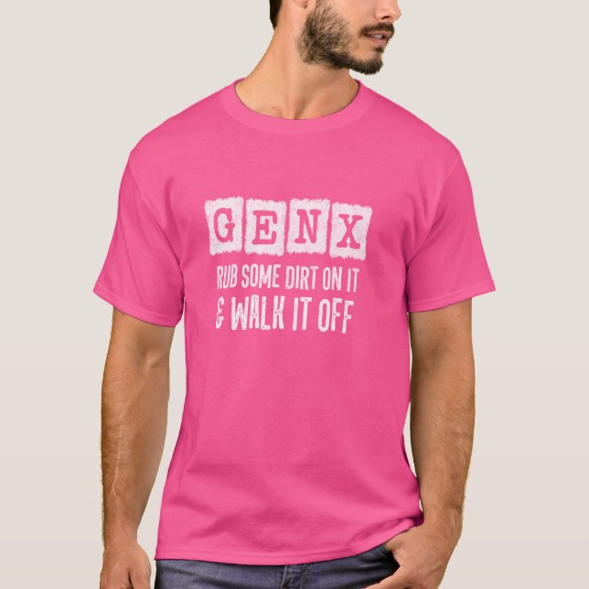 T-shirt Génération X - Frotter Un Peu De Feu Sur Elle Marc (Devant)