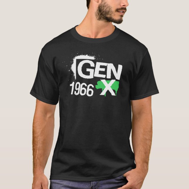 T-shirt Génération X Gen X X 1966 (Devant)