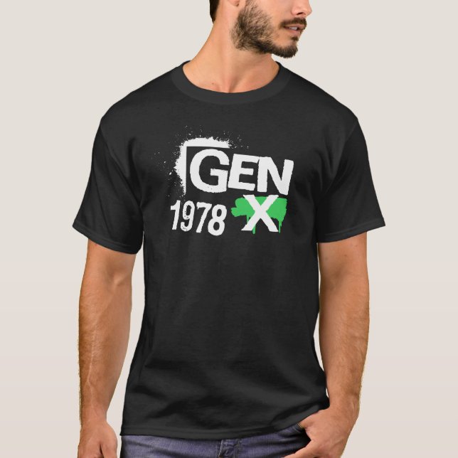 T-shirt Génération X Gen X X 1978 (Devant)