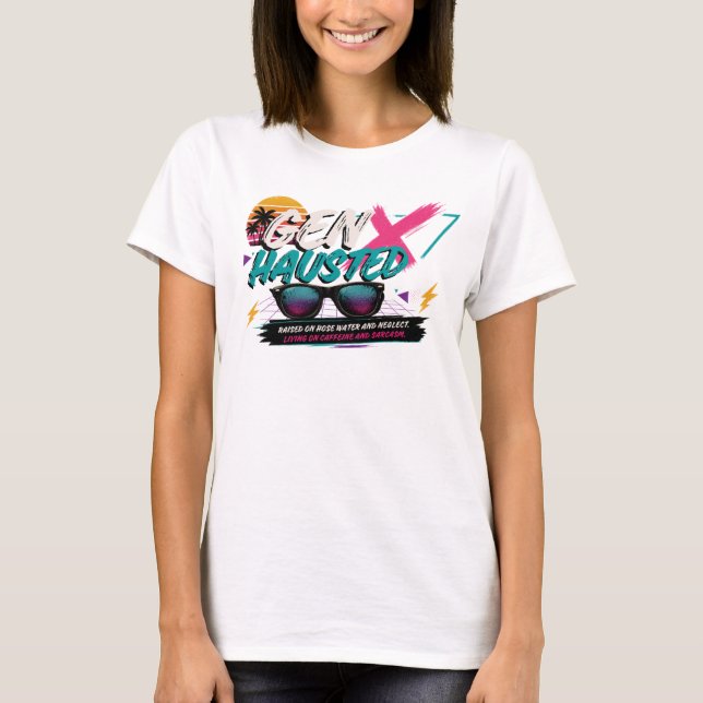 T-shirt Génération X, Génération X, Génération Épuisée, Vi (Devant)