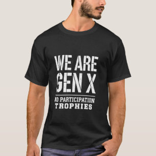 T-shirt Génération X Grunge Pochoir Pas de Trophées de Par