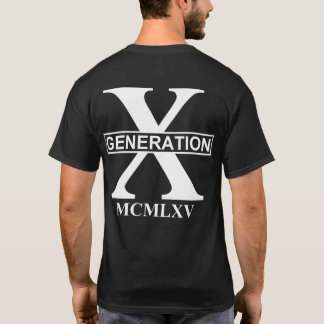 T-SHIRT GÉNÉRATION X - MCMLXV (1965)