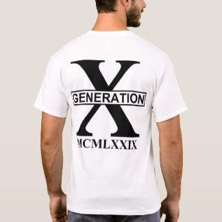T-SHIRT GÉNÉRATION X - MCMLXXIX (1979)