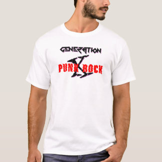 T-SHIRT GÉNÉRATION X PUNK ROCK