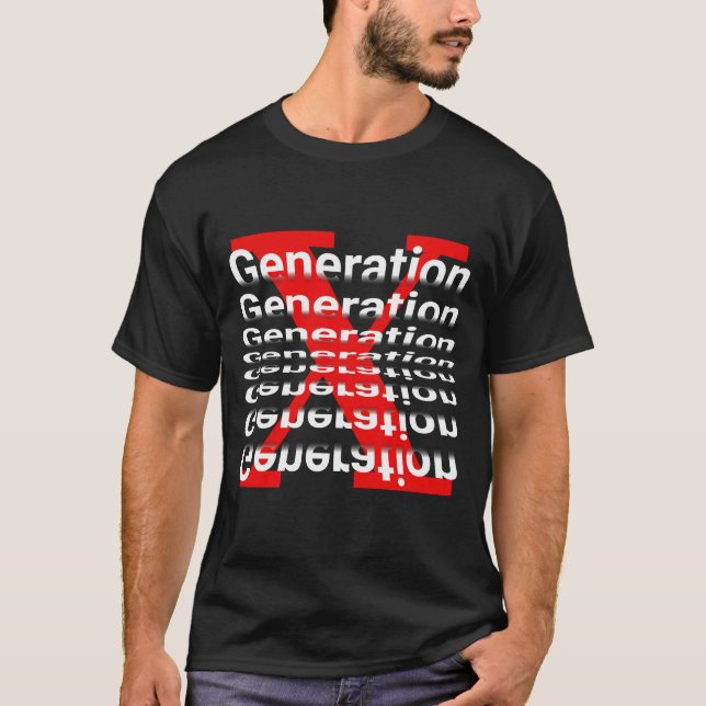 T-shirt Génération X - Rétro (Devant)