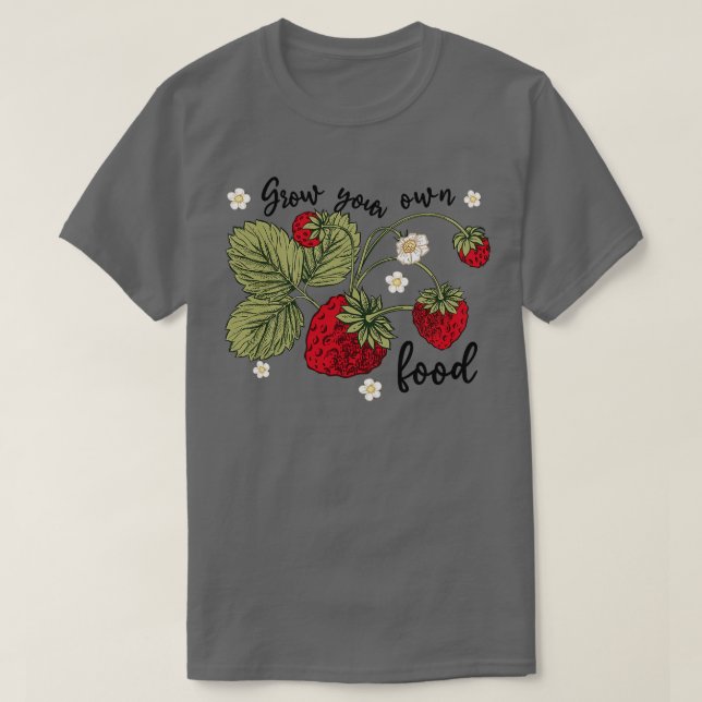 T-shirt Générez vos propres fraises de fraises de printemp (Design devant)