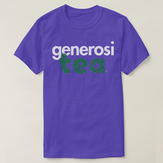 T-shirt Générosité Tea Amateurs blanc (Design devant)