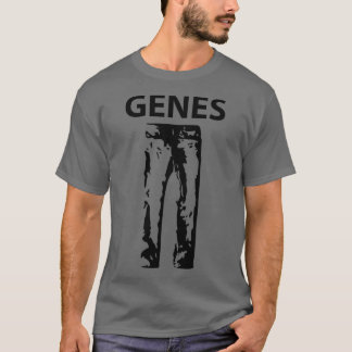T-shirt Genes amusants Jeans Silhouette