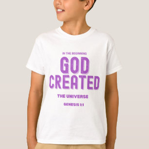 T-shirt Genèse 1:1 Au début