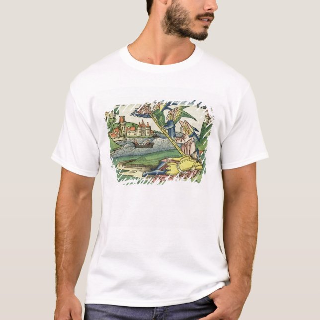 T-shirt Genèse 28 l'échelle de 10 Jacob, de 'Nuremberg (Devant)