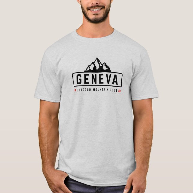 T-shirt Genève Suisse Extérieur (Devant)
