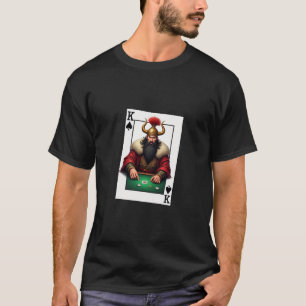 T-shirt Genghis Khan Mongol King de tournoi de poker