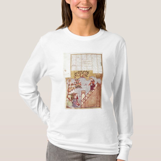 T-shirt Genghis Khan s'adressant à une congrégation (Devant)
