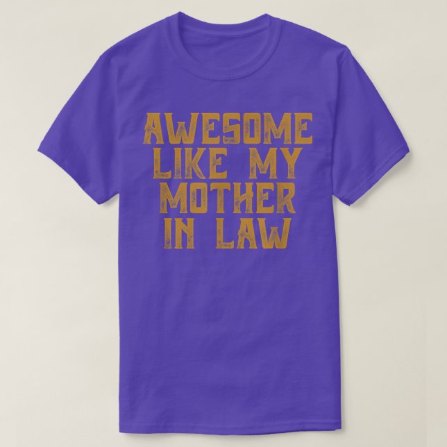 T-shirt Génial comme ma belle-mère  (Design devant)