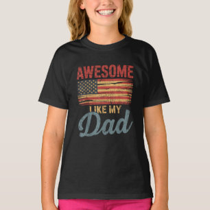 T-shirt Génial comme mon drapeau américain du 4 juillet