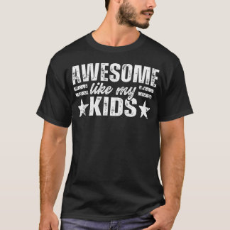 T-shirt Génial comme mon pour papa