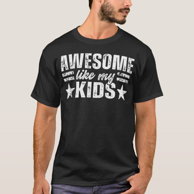T-shirt Génial comme mon pour papa (Devant)