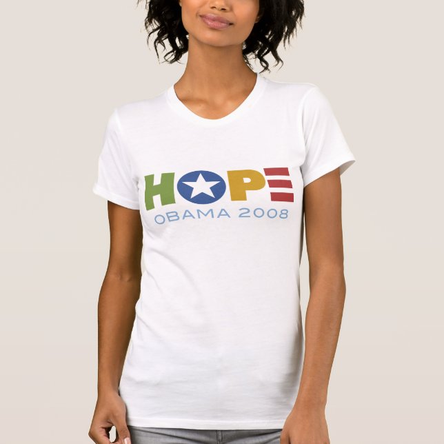 T-shirt génial de coeur d'Obama (Devant)