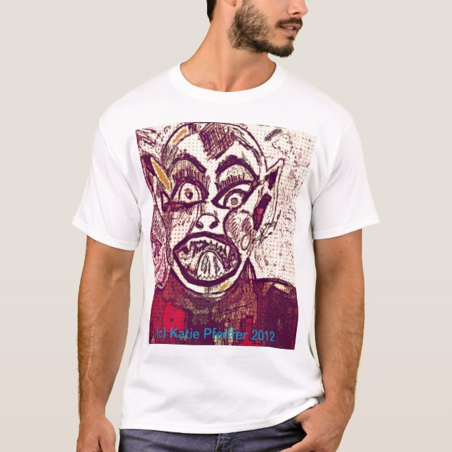 T-shirt génial de garçon de batte par Katie (Devant)
