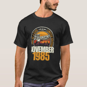 T-shirt Génial depuis novembre 1985 Citation d'anniversair