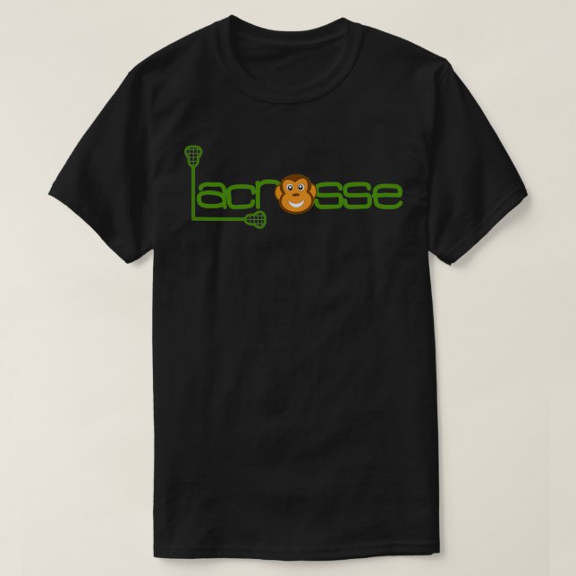 T-shirt Génial sport crosse Singe Sport Design Gree (Design devant)