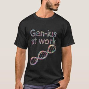 T-shirt Génie Au Travail Génétique Génétique Élève Enseign
