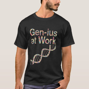 T-shirt Génie au travail Génétique Génétique Étudiant Ense
