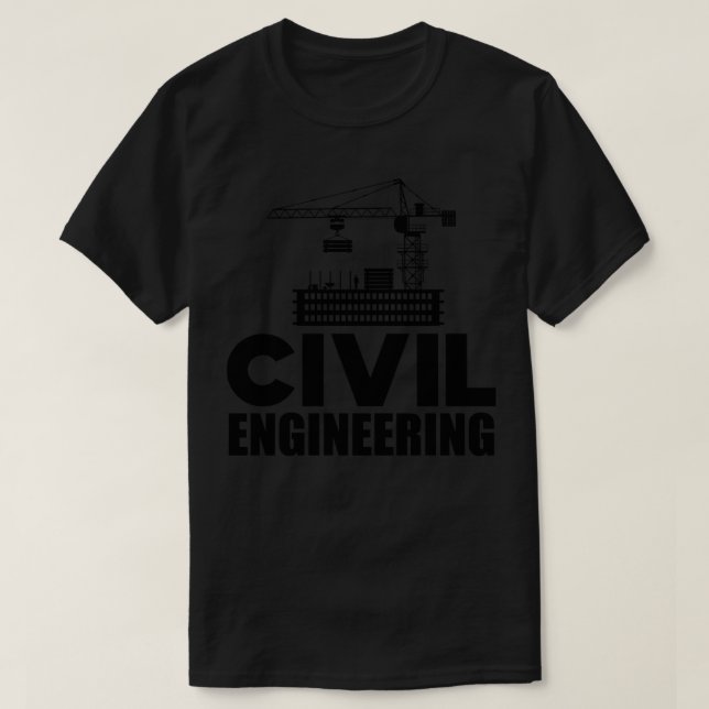 T-shirt Génie civil (Design devant)