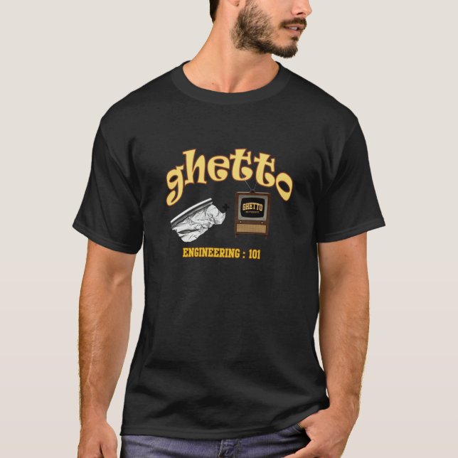 T-shirt Génie du ghetto 101 Chemise (Devant)