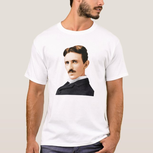 T-shirt Génie électrique de Nikola Tesla (Devant)